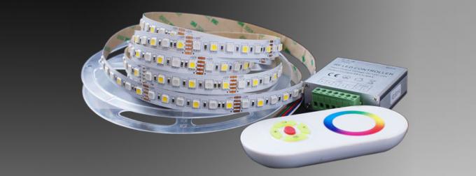 24V RGB + Warm White Flexible LED Strip Lights 72 LEDs/ M OEM / ODM Acceptable 0