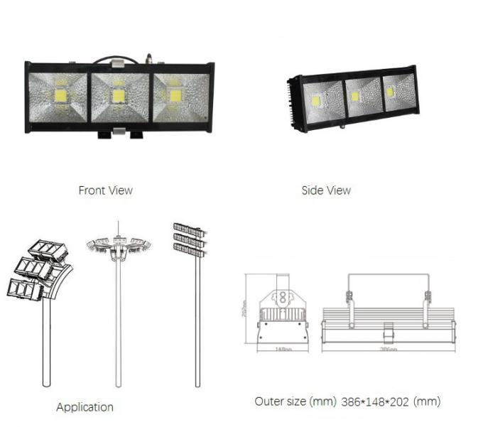 90w Outdoor High Power LED Flood Lights For High Pole Lawn or bridge Lighting 1