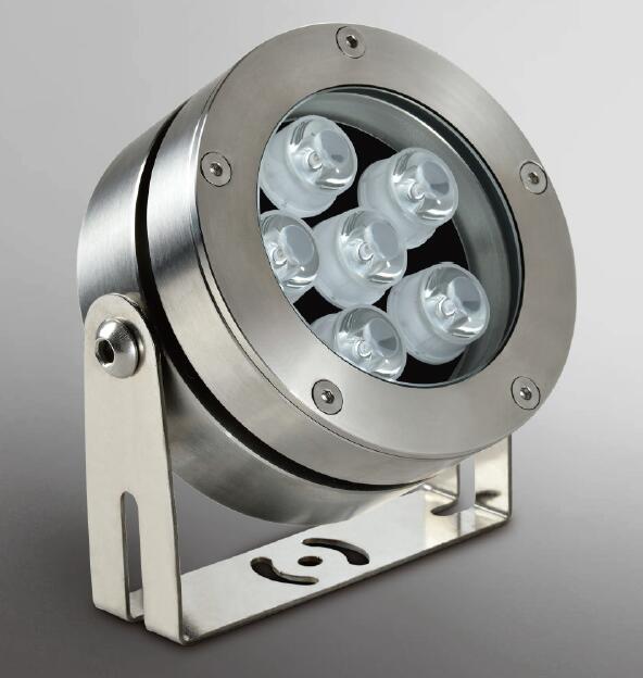 24VDC 6*2W SUS 316L Underwater LED Spotlight High Power Chip And Long Working Lifetime 0