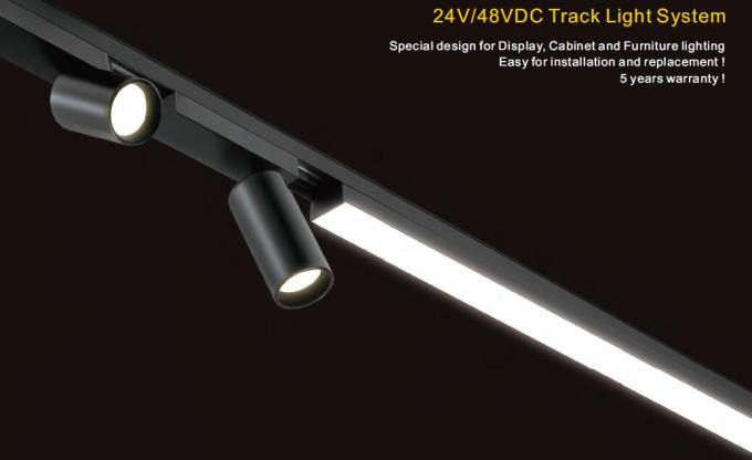 Lens Type Or Reflector Type Mini LED Linear Lighting With 3 LEDs In 1 Track Head 5