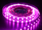 5050 LED Strip Lights Pink Color 25000K , 12 / 24 Volts Led Light Strips 12mm FPC