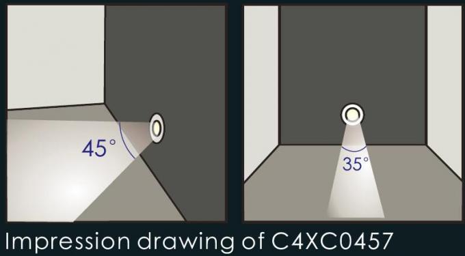 C4XC0457 C4XC0418 4 * 2 W Wall Recessed LED Underwater Pool Lights 316 Stainless Steel Housing IP68 Waterproof 3