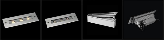 C2FL0357 C2FL0318 24V 110 - 220Vac 3 * 2W  IP67 Recessed Linear Wall Washer LED Lighting with Asymmetrical Light Output 3