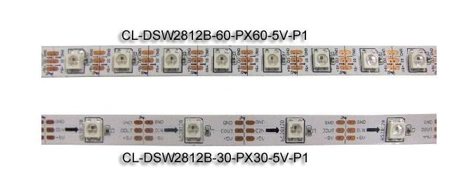5VDC WS2812B Digital LED Strip Lights Addressable 30 pixels / M and 30 LEDs / M 1