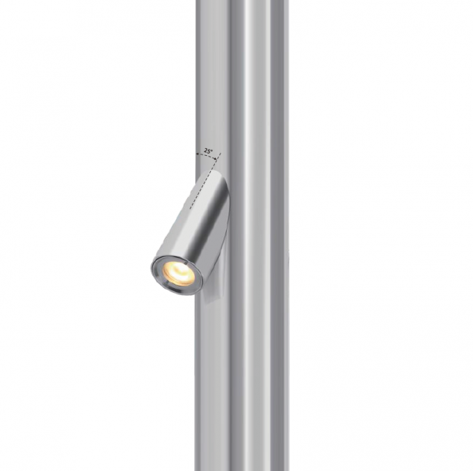 M3076-50 LED Handrail Light | 25° Downlight for Upright Columns