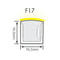 Horizontal Bending Neon Flex Led Strip IP68 500lm/M For Contour Profile