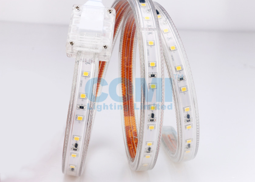 2Chip - in - 1 2835 75 - 80LM/LED High Voltage LED Strip Light AC Power ...
