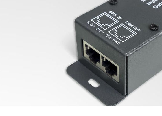 12V - 24VDC 6A * 3 Channels DMX Decoder LED Controller with RJ45 DMX Socket