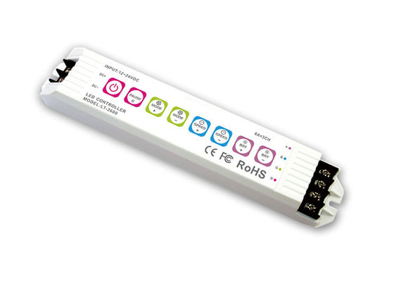 6A * 3 CH 32Modes Multi Function RGB LED Strip Controller With 8 Press ...