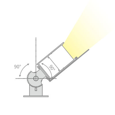 IP67 Flexible Linear LED Wall Washer Light 24VDC 24W For Architectural
