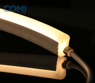 F15 F21 DMX Neon LED Strip Lights Adjustable Flat / Domed Shape 9W/ Meter CRI80 IP68 Waterproof